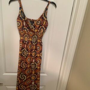 Love Vibrant Patterned Maxi Dress